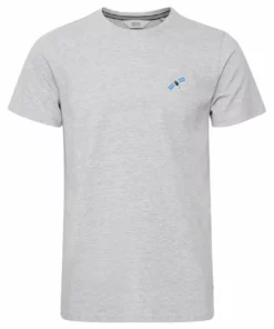 Solid SDTHORGE - T-shirt Basique - Light Grey Melange -Promos Solid Magasin 00b9dda8b56c468b8f5e47f8fadea103