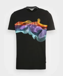 Solid PIETER - T-shirt Imprimé - Black -Promos Solid Magasin 0101dbaf10ce4a1fbeb1aa16aa5b047a