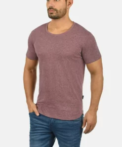 Solid SDTHIAS - T-shirt Basique - Wine Red