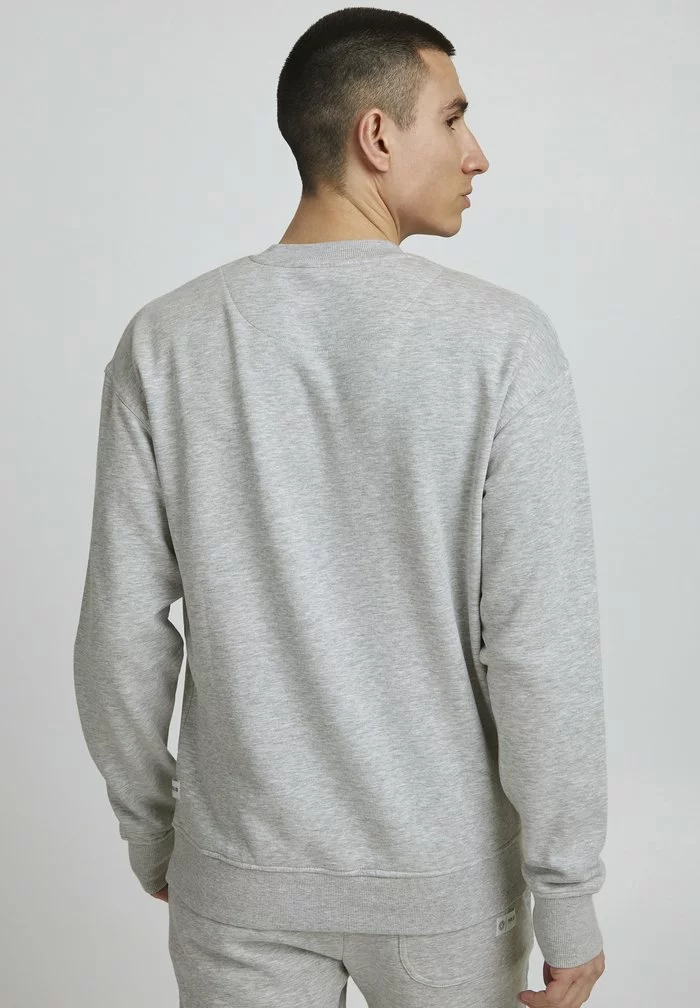 Solid SDRUBIO - Sweatshirt - Light Grey Melange 3 Solid SDRUBIO - Sweatshirt - Light Grey Melange – Image 3