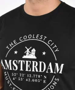 Solid SDCIMO - T-shirt Imprimé - Black -Promos Solid Magasin 0131096059724a72af9dfc1d3294c787