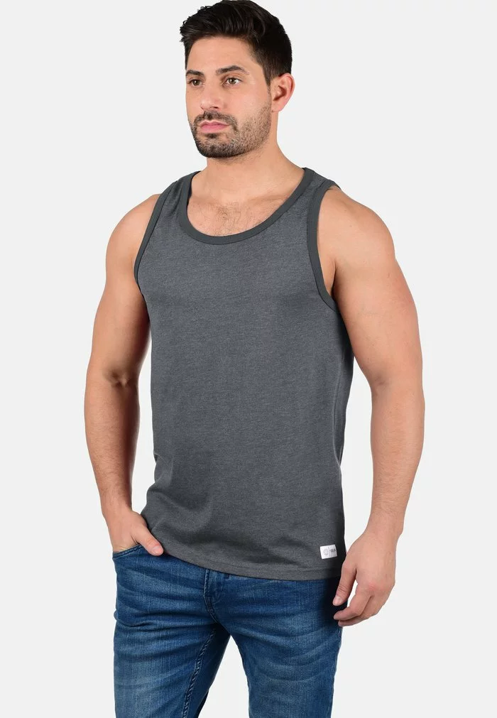 Solid SDMALINO - Débardeur - Grey 1 Solid SDMALINO - Débardeur - Grey