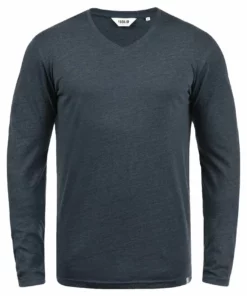 Solid SDBEDA - T-shirt à Manches Longues - Dark Blue -Promos Solid Magasin 019025b8e82944c08cbbb64a4250e2ca