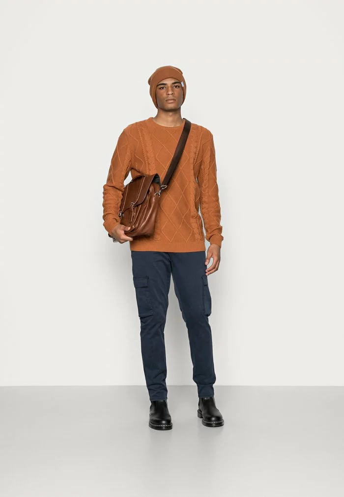 Solid SDTERENCE 21105730 - Pullover - Roasted Pecan 2 Solid SDTERENCE 21105730 - Pullover - Roasted Pecan – Image 2