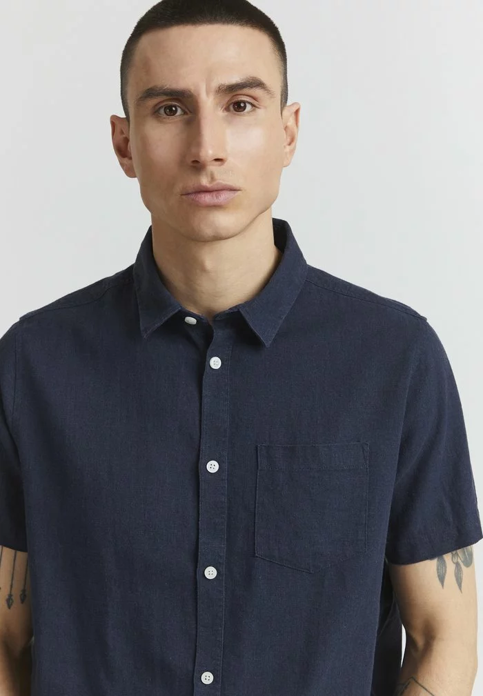 Solid SDALLAN - Chemise - Insignia Blue 4 Solid SDALLAN - Chemise - Insignia Blue – Image 4