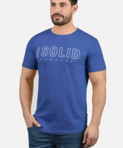SDSOLIDO - T-shirt Imprimé - Royal Blue