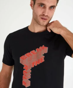 Solid SDPAI - T-shirt Imprimé - Black -Promos Solid Magasin 02a5d9c17610464abf0515b90bd5654e