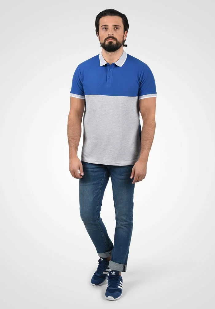 Solid SDCORBIN - Polo - Insignia Blue 2 Solid SDCORBIN - Polo - Insignia Blue – Image 2