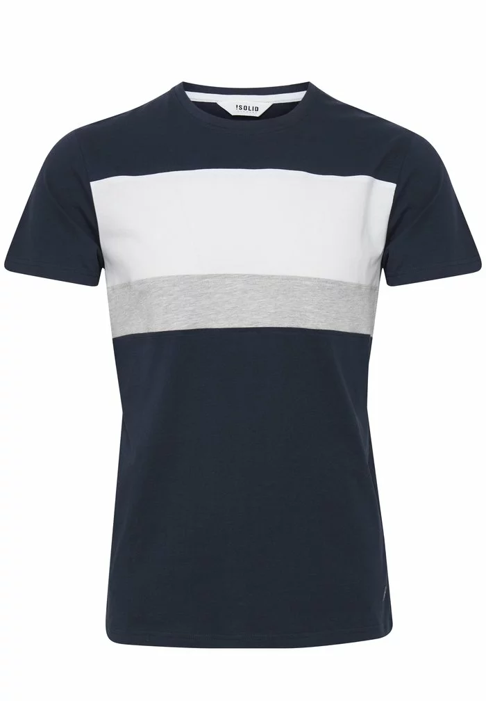 Solid SDSASCHA - T-shirt Imprimé - Dark Blue 5 Solid SDSASCHA - T-shirt Imprimé - Dark Blue – Image 5