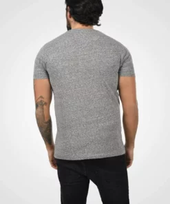 Solid SDALARUS - T-shirt Imprimé - Grey Melange -Promos Solid Magasin 041446a5601a43ae8b724bc1679b6754