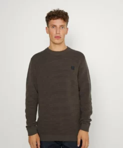 Solid VALENCIA - Pullover - Dark Brown