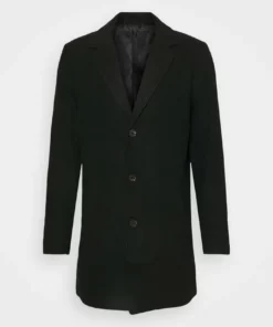 Solid SDTAVE COAT 21105918 - Manteau Classique - Black -Promos Solid Magasin 04c6b92eefa64b3eb402367858e2e0c2