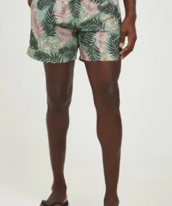 Solid SDHECTOR LEAF - Short De Bain - Hedge Green