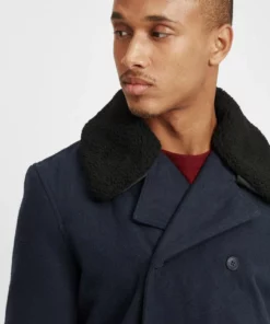 Solid SDPINTO - Manteau Court - Insignia Blue -Promos Solid Magasin 0611ac47cd2c47fdacd482744fcffc72