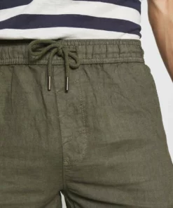 Solid SDTRUC CUFF LINEN - Pantalon Classique - Ivy Green -Promos Solid Magasin 067e3a977fc441838692dd5d63d9042c