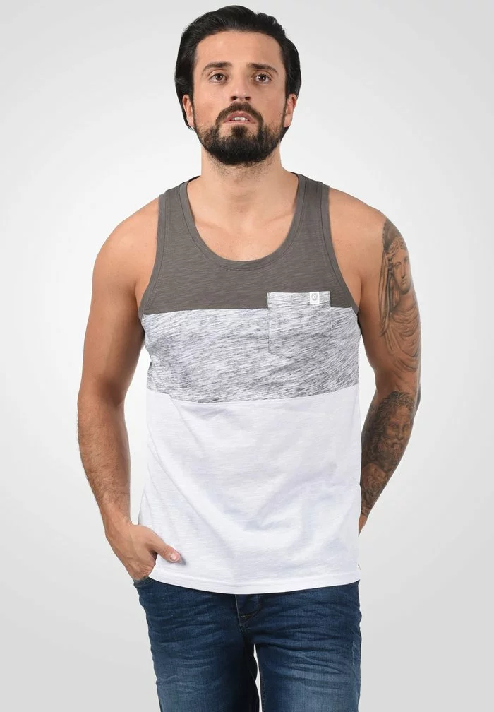 Solid SION - Débardeur - Mid Grey 1 Solid SION - Débardeur - Mid Grey