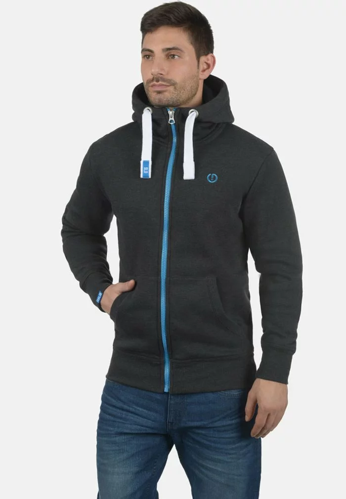 Solid SDBENN - Sweat à Capuche Zippé - Dark Grey 1 Solid SDBENN - Sweat à Capuche Zippé - Dark Grey