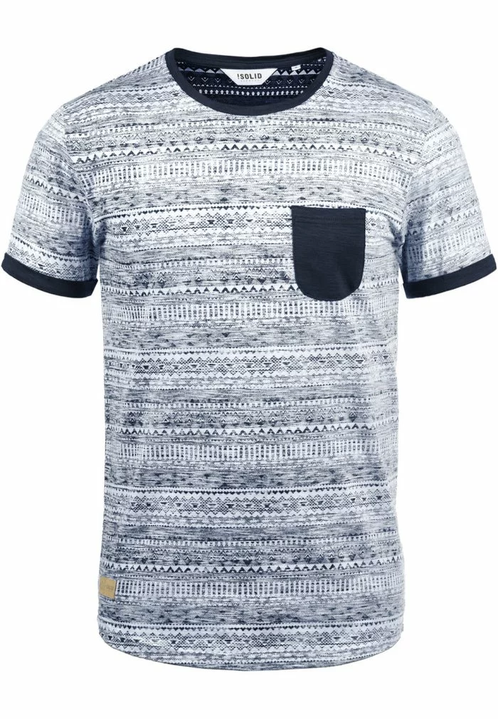 Solid SDINGO - T-shirt Imprimé - Blue 5 Solid SDINGO - T-shirt Imprimé - Blue – Image 5