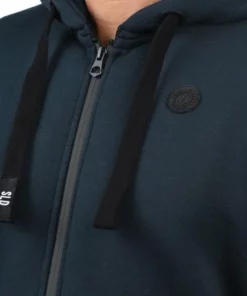 Solid SDBENE - Sweat à Capuche Zippé - Blue -Promos Solid Magasin 086190e3a45e49e684f4cbc30a4155ce