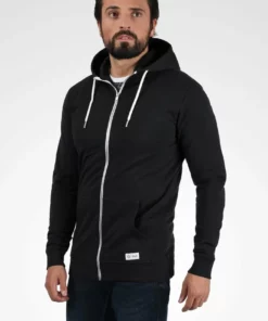 Solid SDTAMBO - Sweat à Capuche Zippé - Black