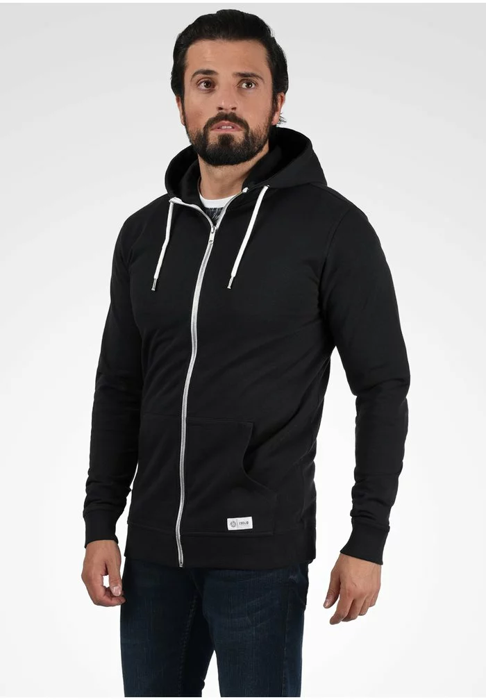 Solid SDTAMBO - Sweat à Capuche Zippé - Black 1 Solid SDTAMBO - Sweat à Capuche Zippé - Black