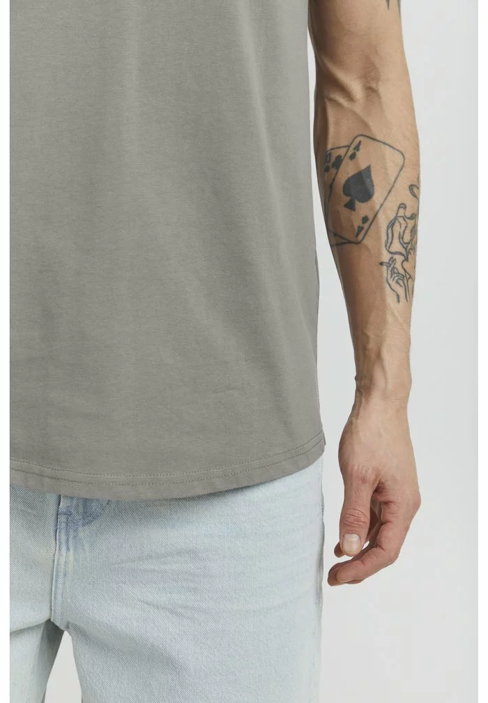 Solid SDBASTO - T-shirt Imprimé - Mid Grey 5 Solid SDBASTO - T-shirt Imprimé - Mid Grey – Image 5