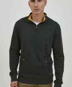 Solid SDKARAN - Pullover - Dark Grey Melange
