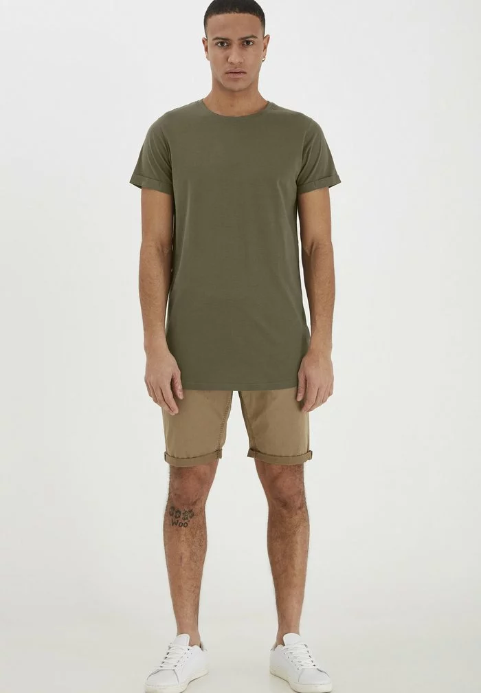 Solid SDLONGO - T-shirt Basique - Ivy Green 2 Solid SDLONGO - T-shirt Basique - Ivy Green – Image 2