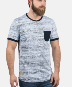 Solid SDINGO - T-shirt Imprimé - Blue