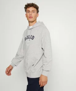 Solid SDVARESH HOOD - Sweatshirt - Light Grey Melange -Promos Solid Magasin 0c78f8a1b69f4c1f989f837222b08caf
