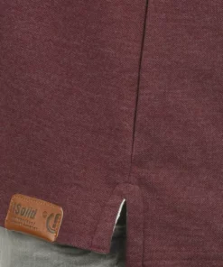 Solid SDTRIPPOLO - Polo - Wine Red M -Promos Solid Magasin 0d18d28600064f59a786f56b1fa6b725