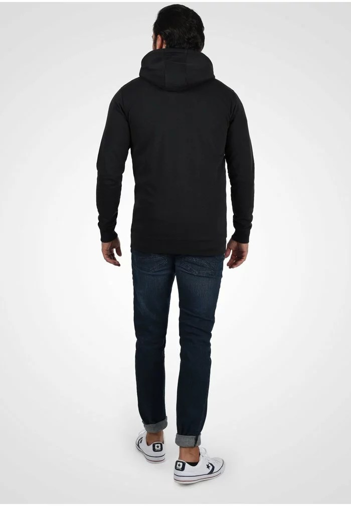 Solid SDTAMBO - Sweat à Capuche Zippé - Black 3 Solid SDTAMBO - Sweat à Capuche Zippé - Black – Image 3