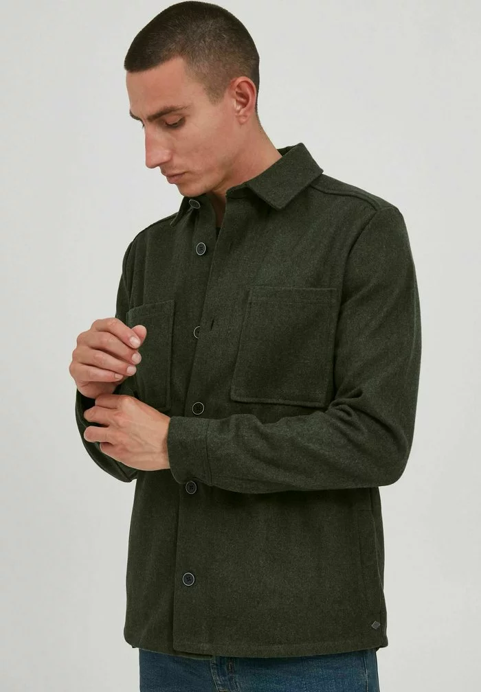 Solid LIAM - Veste Mi-saison - Deep Forest Melange 1 Solid LIAM - Veste Mi-saison - Deep Forest Melange