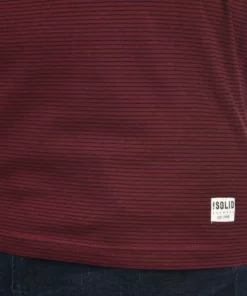 Solid SDALFI - T-shirt Imprimé - Wine Red Melange -Promos Solid Magasin 110a94dd43344adda88afe69a663c487
