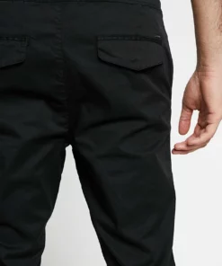 Solid TRUC CROPPED - Pantalon Classique - Black -Promos Solid Magasin 11414037de934714bcd98b6397c1d9c2