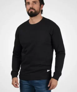 Solid SDTARABO - Sweatshirt - Black