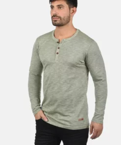 Solid MIGOS - T-shirt à Manches Longues - Dusty Olive