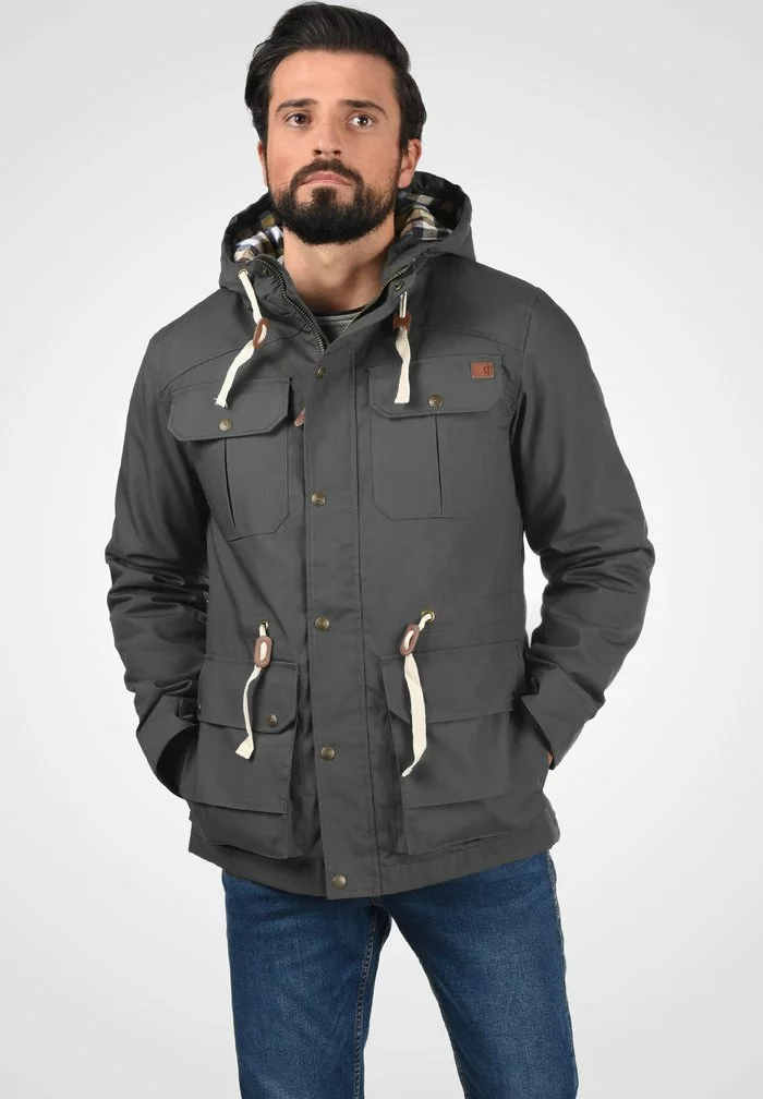 Solid SDCHARA - Veste D'hiver - Dark Grey 1 Solid SDCHARA - Veste D'hiver - Dark Grey