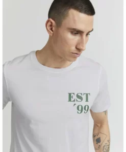 Solid ARCHIE - T-shirt Imprimé - White -Promos Solid Magasin 1316bc3414824ee0bc6f0de7d13aaa84