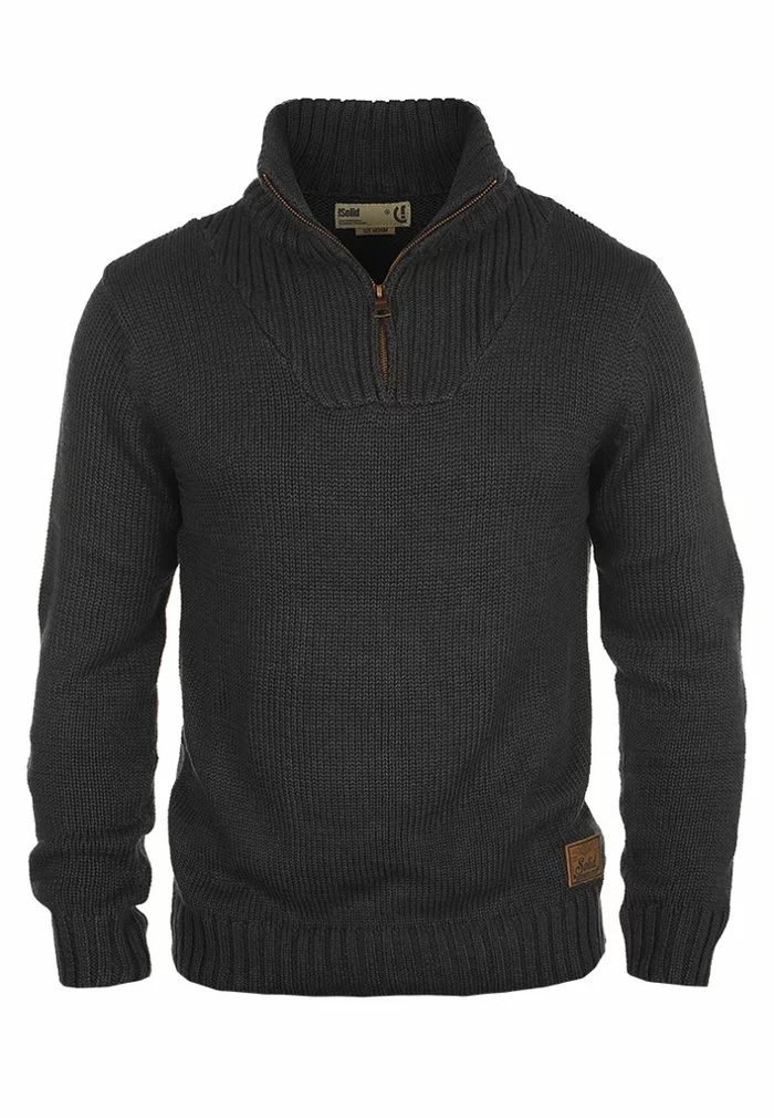 Solid SDPETRO - Pullover - Black 1 Solid SDPETRO - Pullover - Black