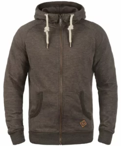 Solid SDVITU - Sweat à Capuche Zippé - Dark Brown -Promos Solid Magasin 134cdaa772034b70b8b1a715480f9fa4