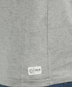 Solid SDDORIANO - T-shirt à Manches Longues - Light Grey -Promos Solid Magasin 141181450872499bb3faa81b97096728