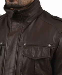 Solid SDCAMASH - Veste En Cuir - Brown 8 Solid SDCAMASH - Veste En Cuir - Brown -Promos Solid Magasin 1478ead2784543e6b094c05384626199