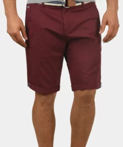 Solid SDMONTY - Short - Wine Red