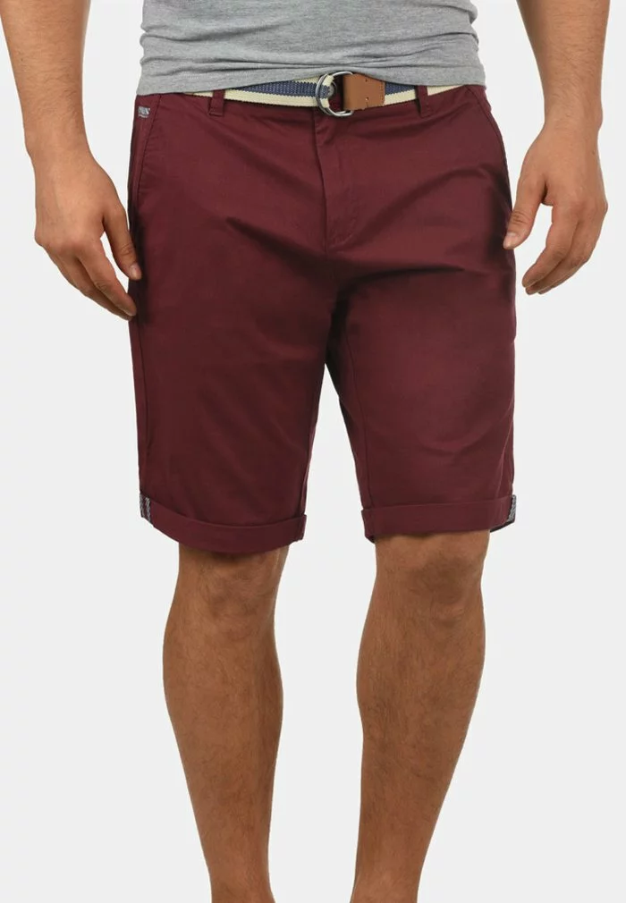 Solid SDMONTY - Short - Wine Red 1 Solid SDMONTY - Short - Wine Red