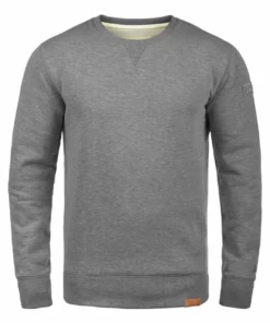 Solid TRIP-O-NECK - Sweatshirt - Grey Melange -Promos Solid Magasin 16526060f83b4b52a21bda2af97a43e1