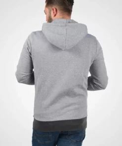 Solid SDRAFKO - Sweat à Capuche Zippé - Grey Melange -Promos Solid Magasin 1774d27be127486fb2413c224a60ff12