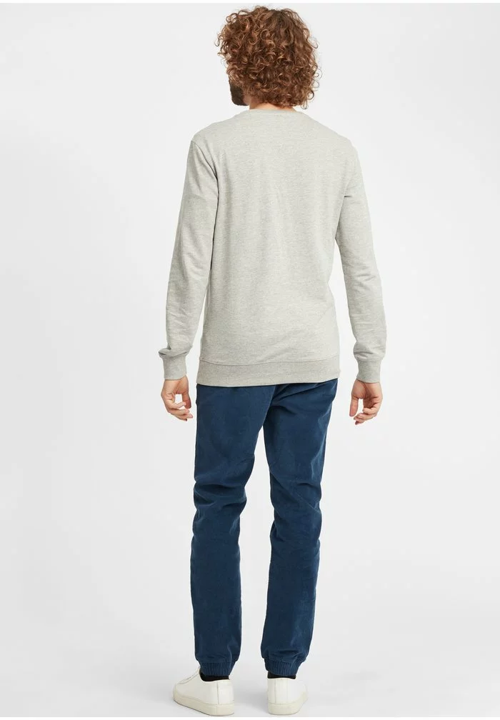 Solid SDJONKO - Sweatshirt - Grey Melange 3 Solid SDJONKO - Sweatshirt - Grey Melange – Image 3