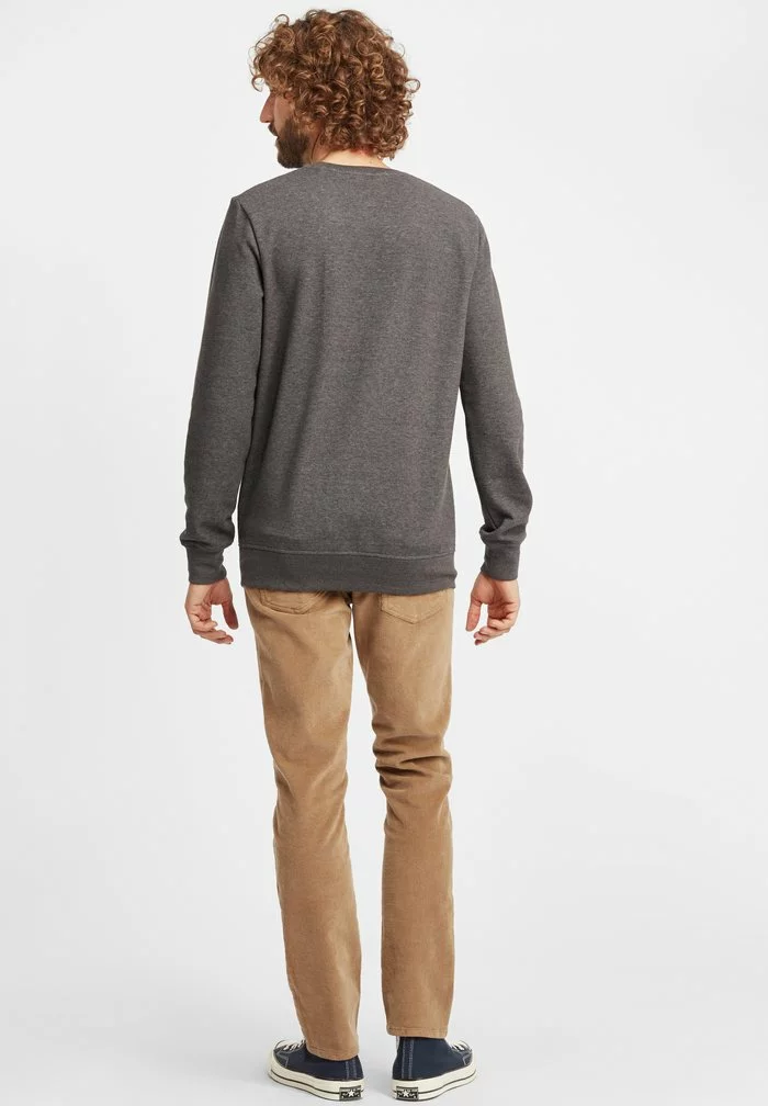 Solid SDTEMET - Sweatshirt - Dark Grey Melange 3 Solid SDTEMET - Sweatshirt - Dark Grey Melange – Image 3