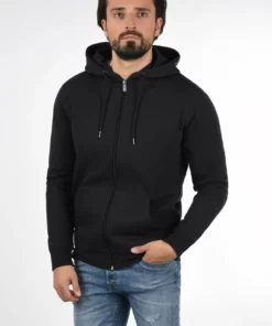 Solid SDBERTIZIP - Sweat à Capuche Zippé - Black